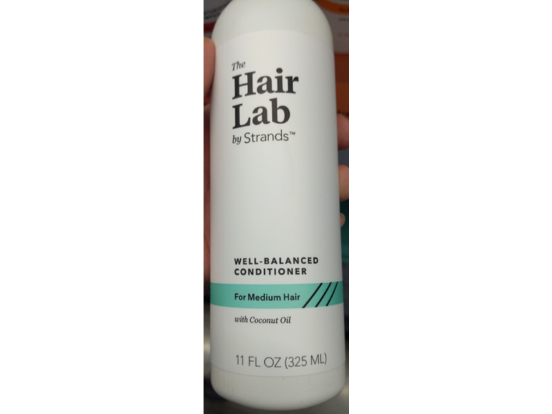 The Hair Lab By Strands Well-Balanced Conditioner, Coconut Oil, 11 fl oz/325 mL