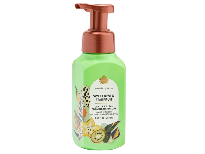 Bath & Body Works Gentle & Clean Foaming Hand Soap, Sweet Kiwi & Starfruit, 8.75 fl oz/259 mL