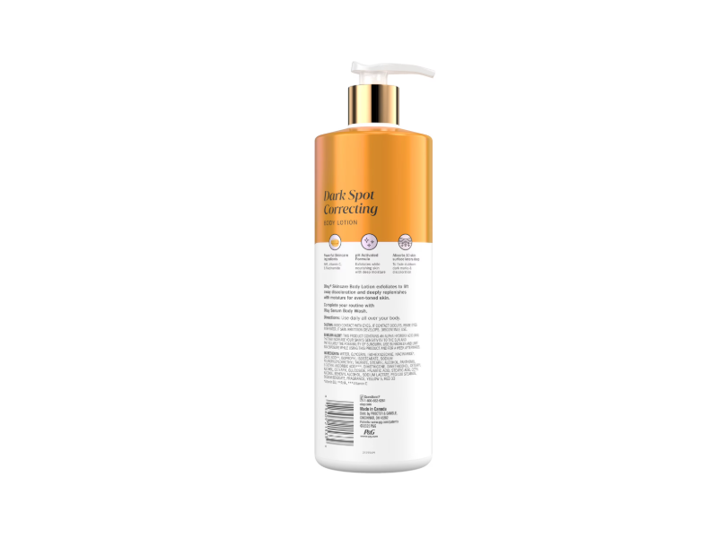 Olay Dark Spot Correcting Body Lotion, AHA & Vitamin C, 17 fl oz/502 mL