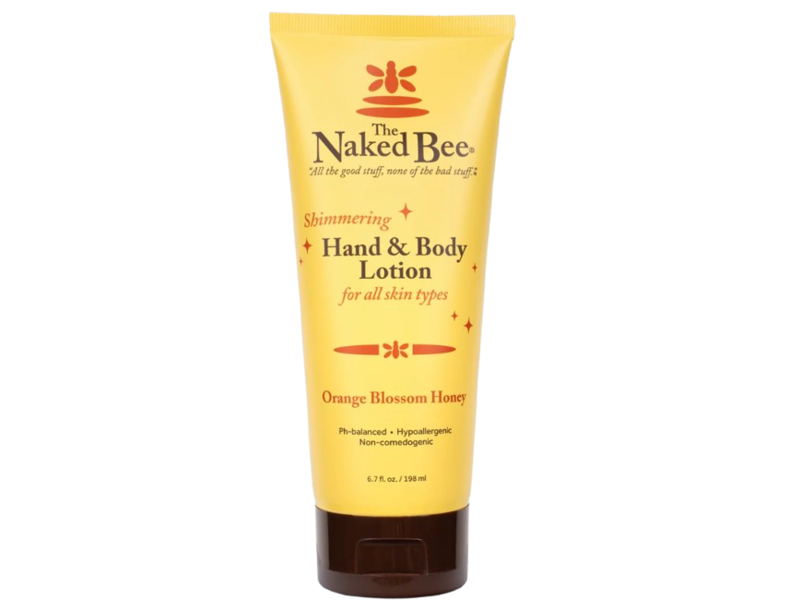 The Naked Bee Shimmering Hand & Body Lotion, Orange Blossom Honey, 6.7 fl oz/198 mL