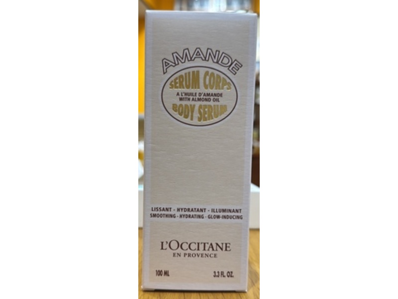 L'Occitane En Provence Amande Body Serum, 3.3 fl oz/100 mL