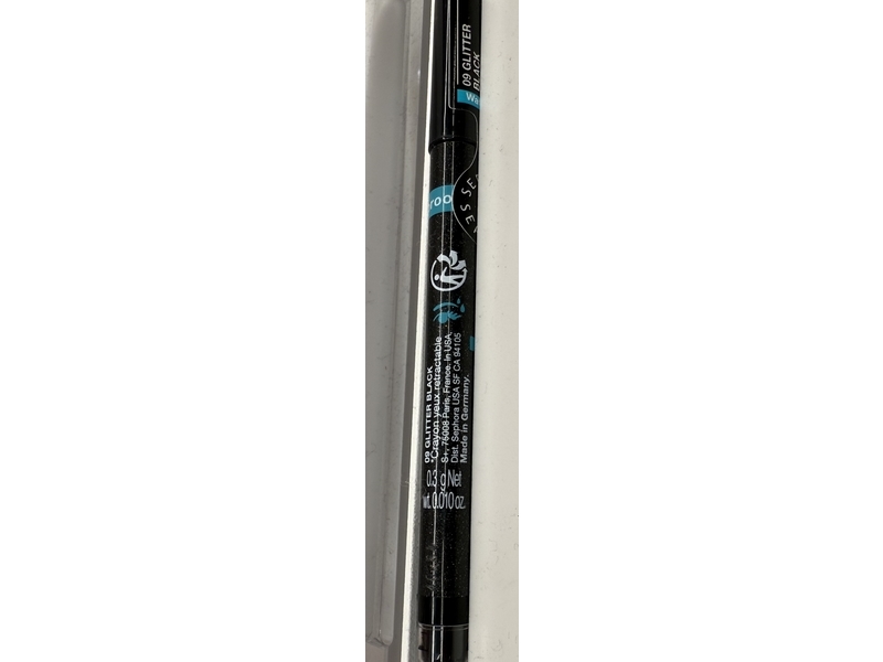 Sephora Retractable Eyeliner, 09 Glitter Black, 0.010 oz/0.3 g