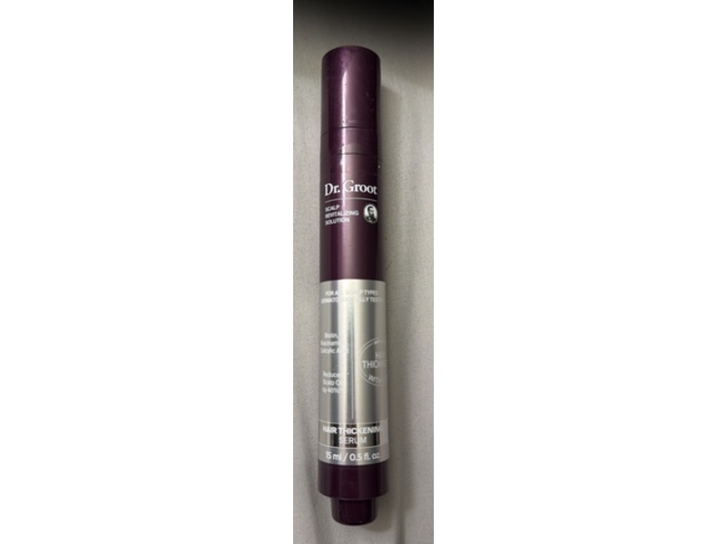 Dr Groot Scalp Revitalizing Solution Hair Thickening Serum, 0.5 fl oz/15 mL