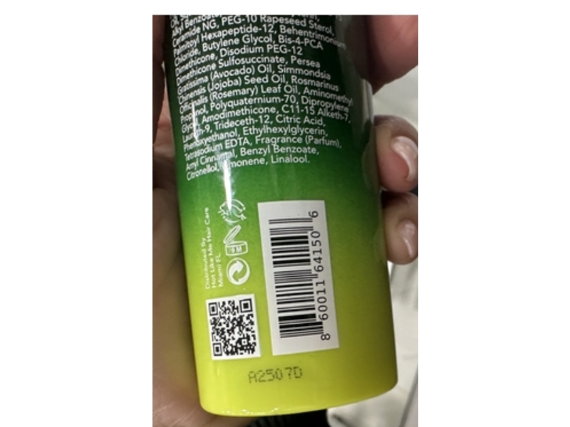 Hot Like Me Hair Care Nutritious Glow live In