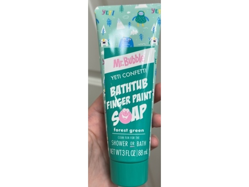 MR. Bubble Bathtub Finger Paint Soap, Forest Green, 3 fl oz/88 mL
