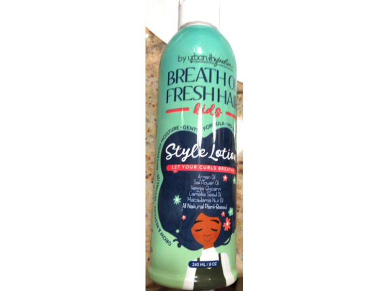 Urban Hydration Breath Of Fresh Hair Kids Style Lotion, 8 oz/240 mL