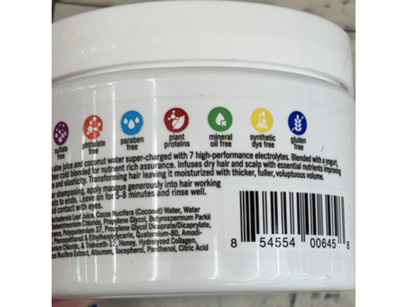 Real Raw Smoothie Coconut Curls Curl Quench Mask, 12 oz