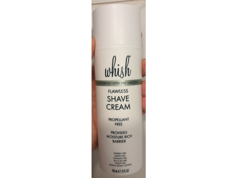 Whish Flawless Shave Cream, 5 fl oz/150 mL