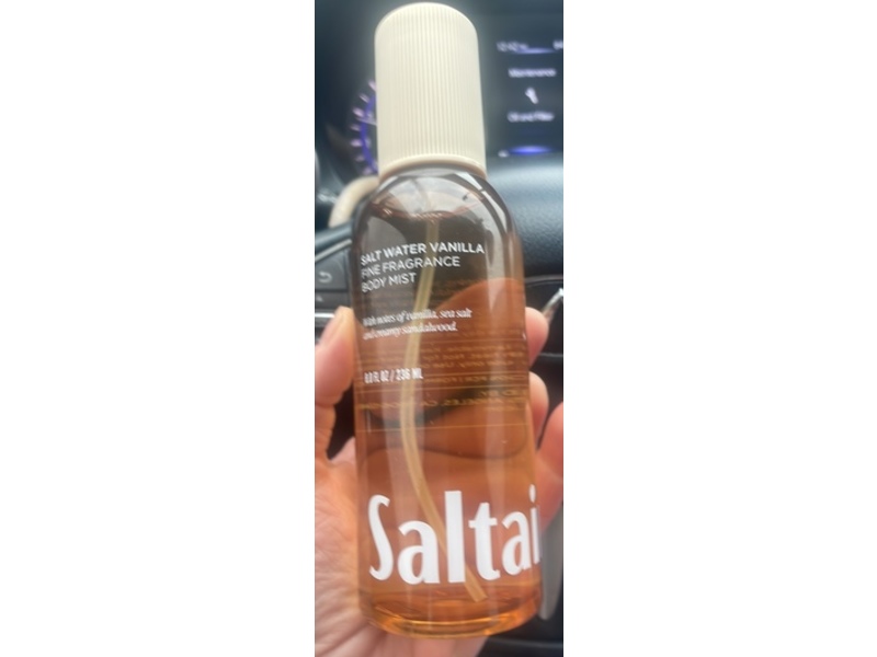 Saltair Fine Fragrance Body Mist, Salt Water Vanilla, 8 fl oz/236 mL