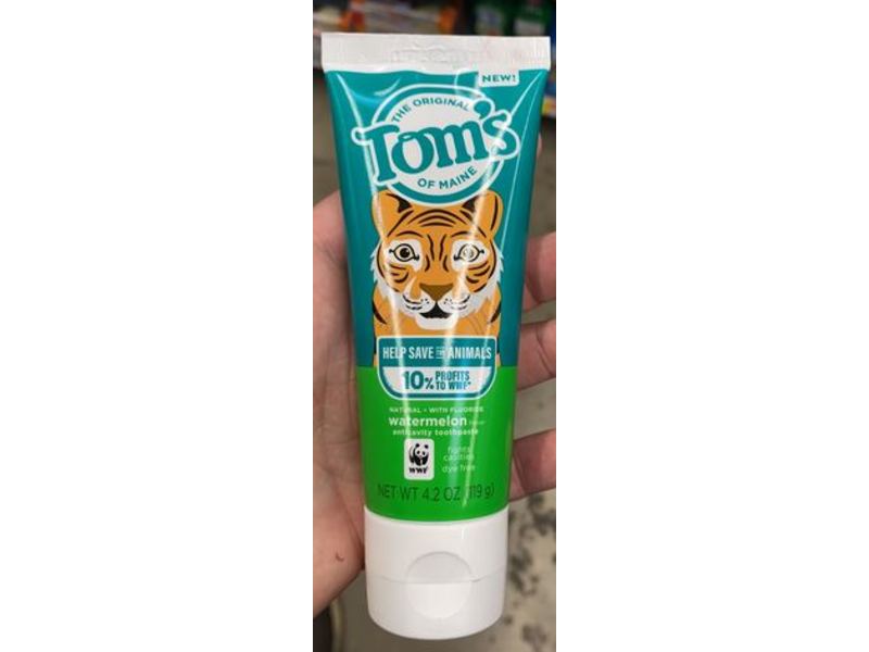 Tom's Of Maine Anticavity Toothpaste, Watermelon, 4.2 oz/ 119 g