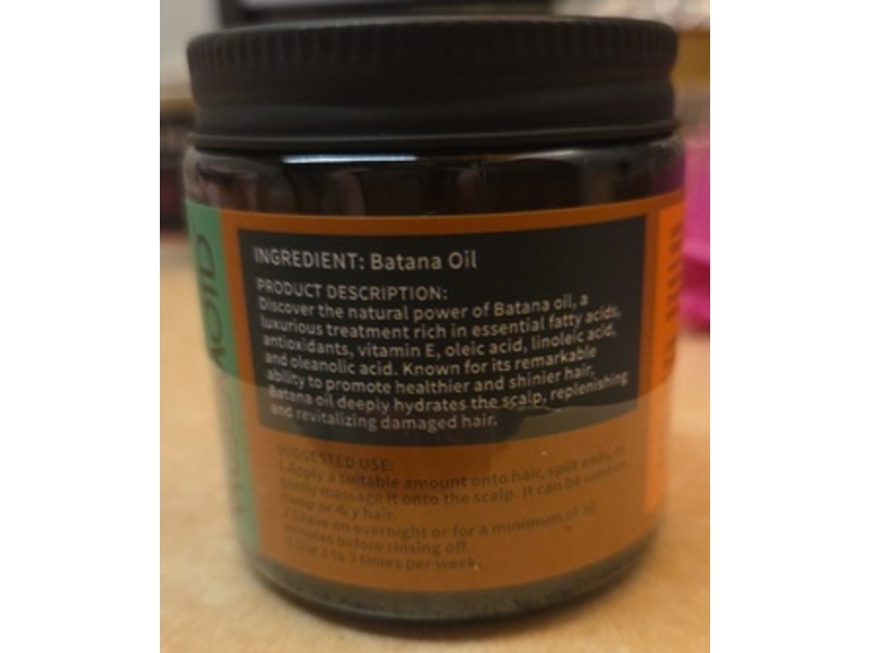 Weemotd Unrefined Batana Oil, 4.06 fl oz/120 mL