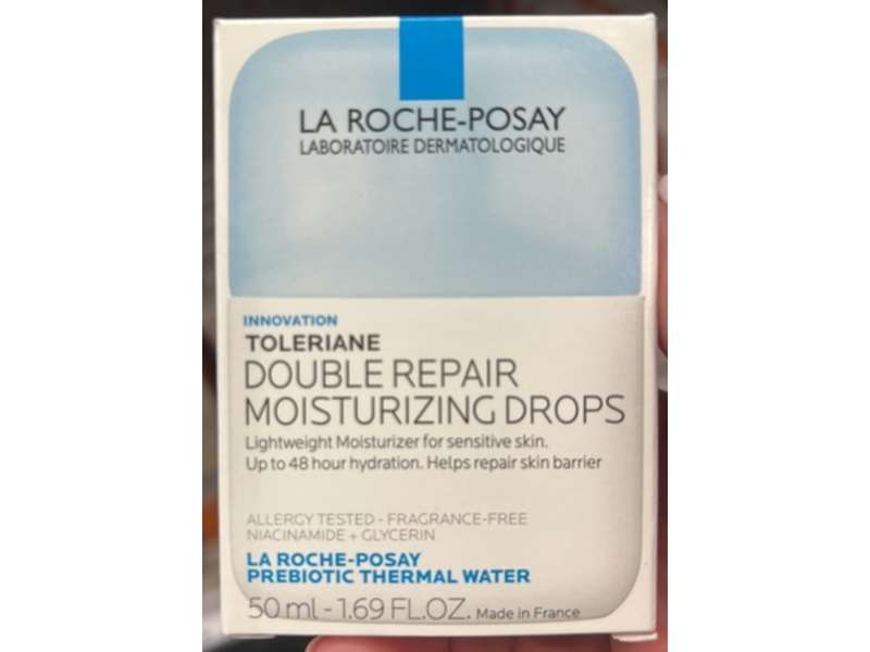 La Roche-Posay Toleriane Double Repair Moisturizing Drops, 1.69 fl oz/50 mL
