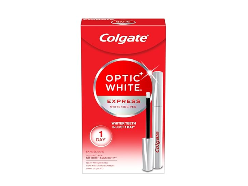Colgate Optic White Express Whitening Pen, 0.08 fl oz/2.5 mL