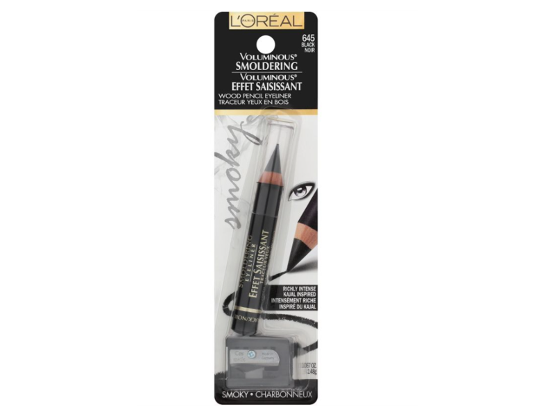 L'Oreal Paris Voluminous Smoldering Eyeliner, 645 Black, 0.087 oz/2.48 g