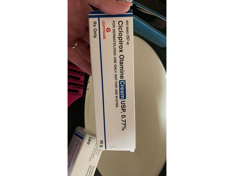 Ciclopirox Olamine Cream USP 0.77%, 90G, Glenmark (RX)