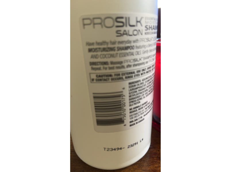 Pro Silk Salon Moisturizing Shampoo, Moroccan Argan & Coconut Oils, 32 fl oz/946 mL