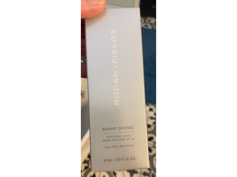 Rodan + Fields Radiant Defense Perfecting Liquid Tinted Moisturizer, SPF 30, Shell 1, 1.69 fl oz/50 mL