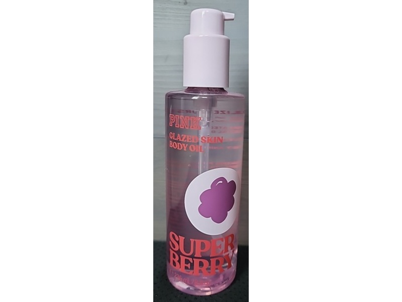 Pink Glazed Skin Body Oil, Super Berry, 8 fl oz/236 mL