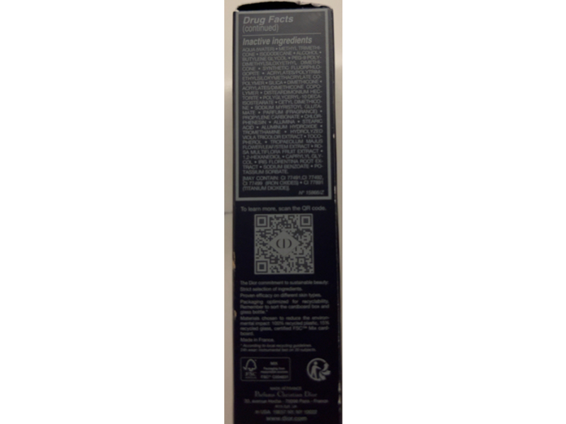 Dior Forever 24H High Perfection Matte Foundation, 2N Neutral, SPF 15, 1 fl oz/30 mL