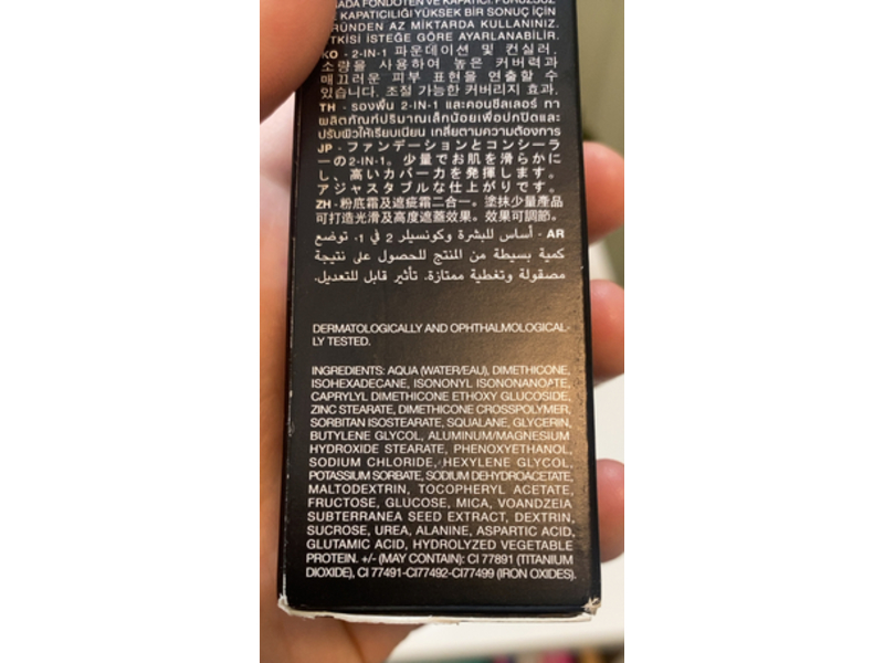 Kiko Milano Full Coverage 2-In-1 Foundation & Concealer, N35, 0.84 fl oz/25 mL