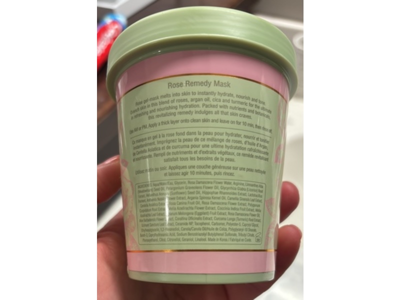 Pixi Skintreats Rose Remedy Mask Nourishing Toning Jelly, 10 fl oz/300 mL