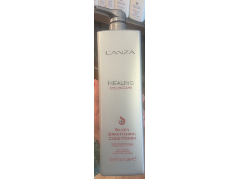 L’anza Healing Color Care Silver Brightening Conditioner, 33.8 fl oz/1 L