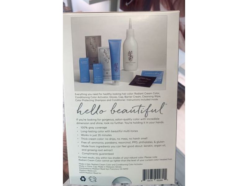 Madison Reed Radiant Hair Color Kit, 6NGV-Tuscany Medium Golden Brown, 1 Application