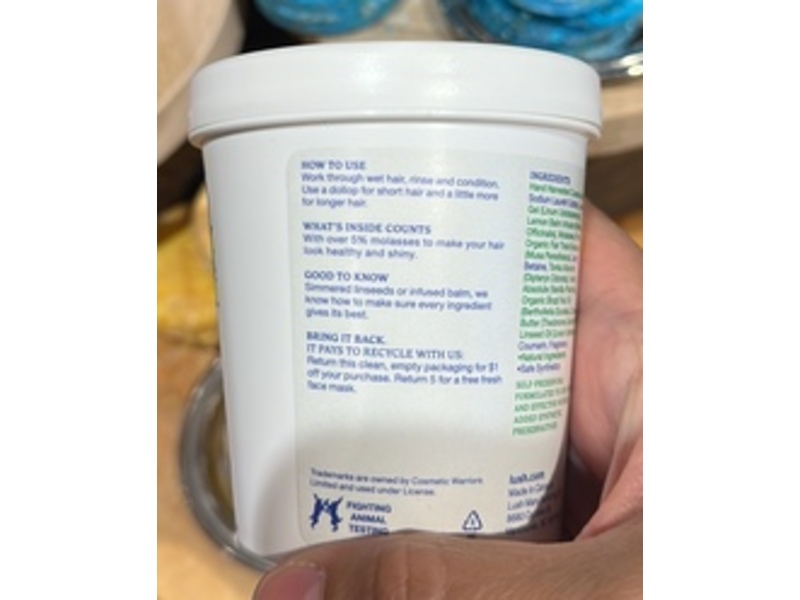 Lush Shampoo, Banana, 10.2 fl oz/290 g