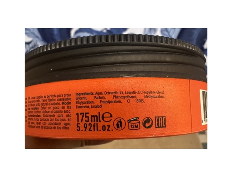 Morfose Super Shining Pro-Style Hair Gel Wax, Super Aqua, 5.92 fl oz/175 mL