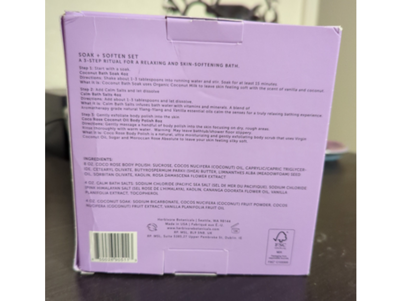 Herbivore Soak & Softener Set