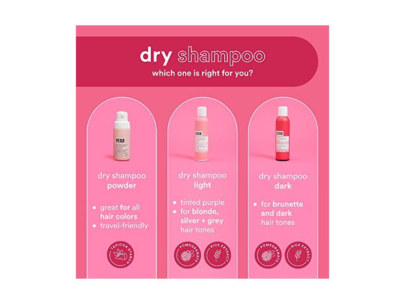 Verb Dry Shampoo, Light, 5 fl oz/179 mL