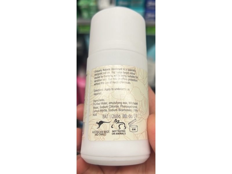 Uniquely Natural Deodorant, 2.11 fl oz/60 mL