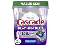 Cascade Platinum Plus Action Pacs, Fresh Scent, 33.8 oz/961 g, 62 Pacs - thumbnail 1