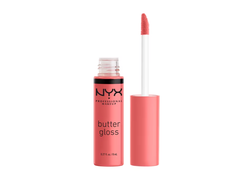NYX Professional Makeup Mini Butter Gloss, Creme Brulee, 0.27 fl oz/8 mL