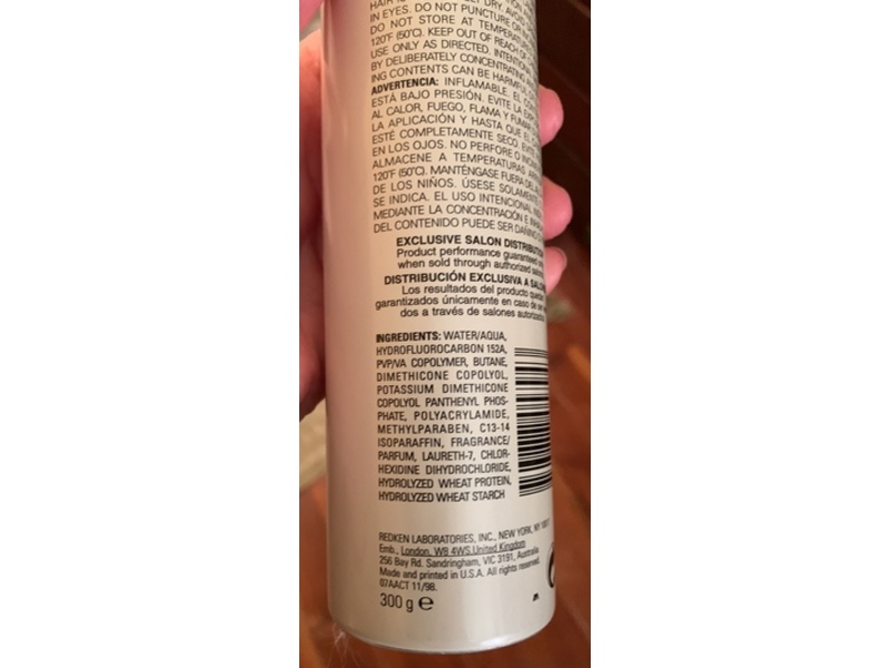 Redken Volume Boosting Spray Foam, Guts No 10, 10.58 oz/300 g