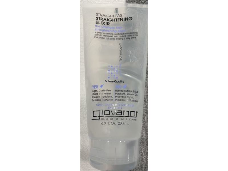 Giovanni Straight Fast Straightening Elixir, 6.8 fl oz/200 mL