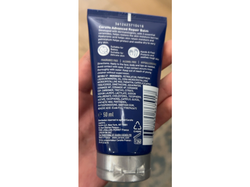 CeraVe Advanced Repair Balm, 1.69 oz/50 mL