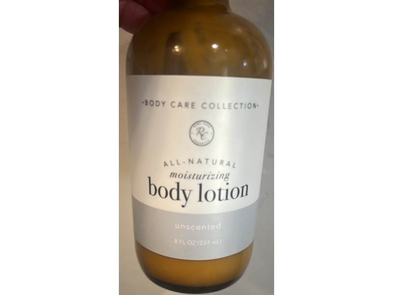 Rowe Casa Organics All-Natural Moisturizing Body Lotion, Unscented, 8 fl oz/237 mL