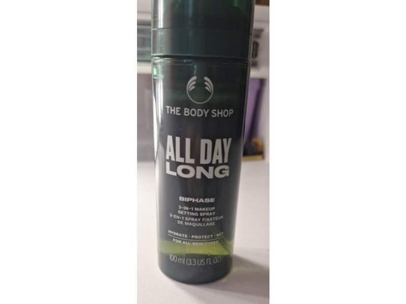 The Body Shop Biphase 3 In 1 Makeup Setting Spray, 3.3 fl oz/100 mL