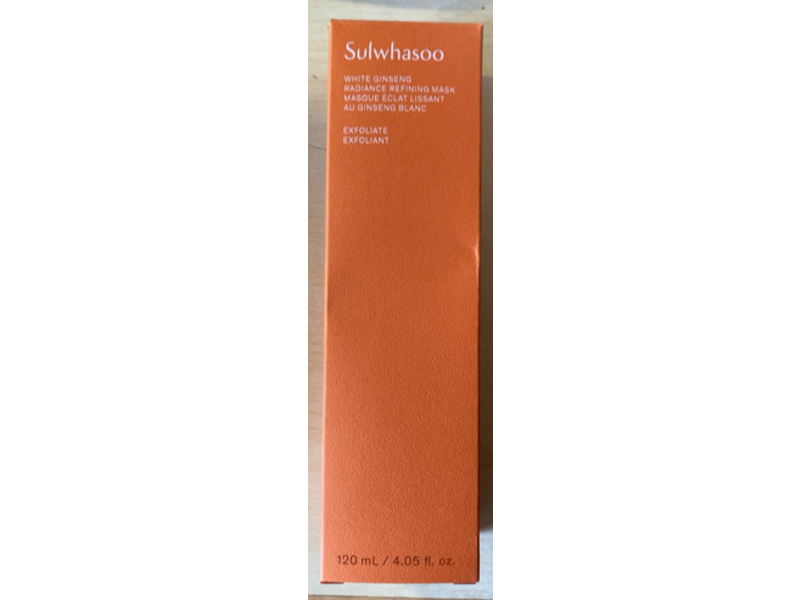 Sulwhasoo White Ginseng Radiance Refining Mask, 4.05 fl oz/120 mL
