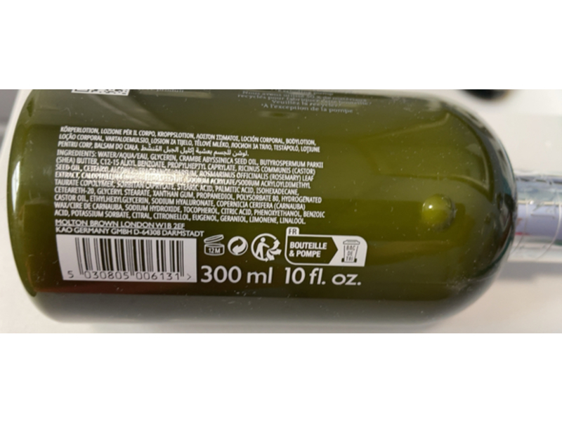 Molton Brown London Body Lotion, Reviving Rosemary, 10 fl oz/300 mL