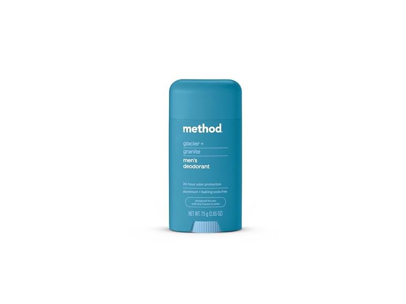 Method Men's Deodorant, Glacier + Granite, 2.65 oz/75 g