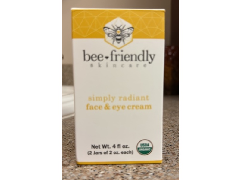 Bee Friendly Simply Radiant Face & Eye Cream, 4 fl oz, Pack Of 2