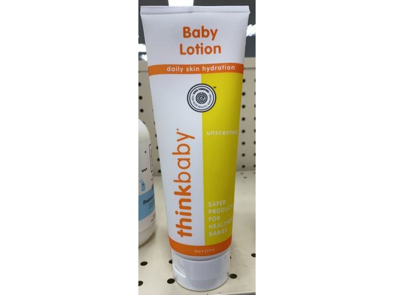 Thinkbaby Baby Lotion, Unscented, 8 oz/237 mL