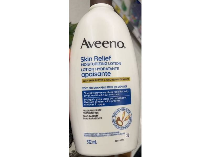 Aveeno Skin Relief Moisturizing Lotion, Shea Butter, 532 mL