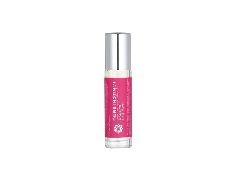 Pure Instinct Pheromone Infused Perfume Oil, For Her,0.34 fl oz/10.2 mL