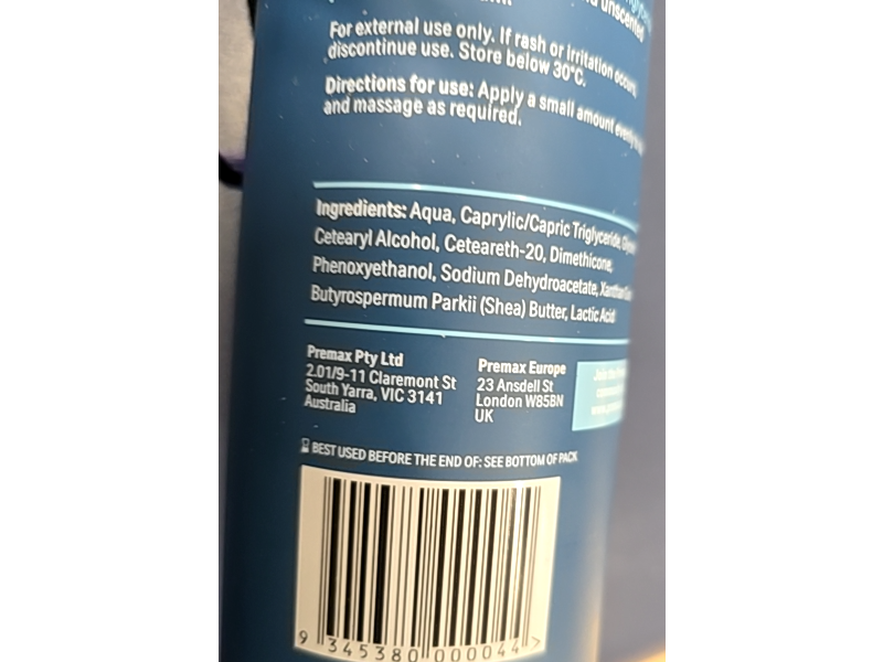 Premax Classic Massage Lotion, 33.8 fl oz/1000 mL