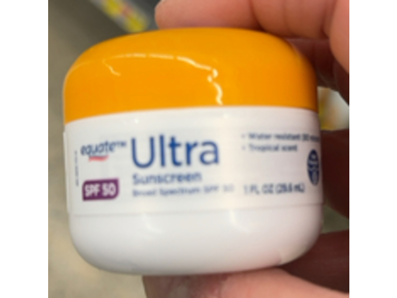 Equate Ultra Sunscreen, SPF 50, 1 fl oz/29.6 mL
