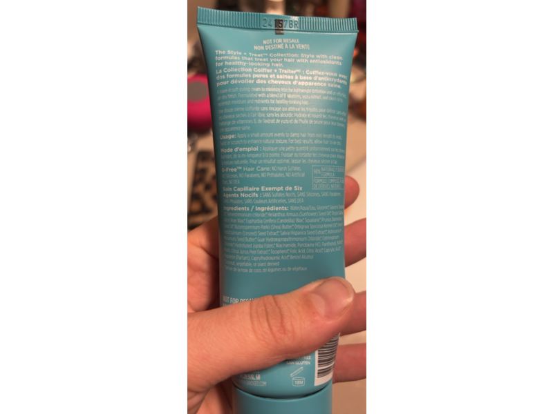 Briogeo Style + Treat Soft Power Air Dry Cream, Yuzu + Plum Oil, 4 fl oz/118 mL