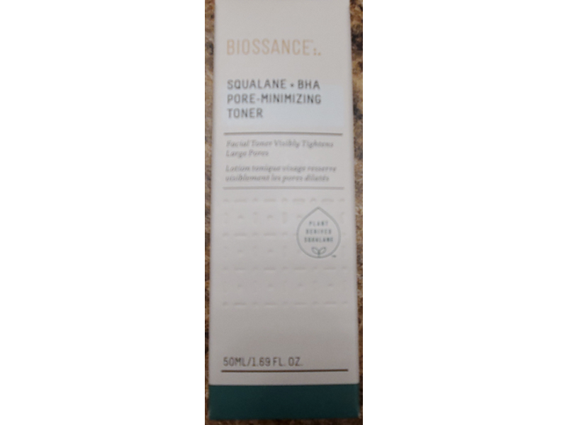 Biossance Squalane + Bha Pore Minimizing Toner, 1.69 fl oz/50 mL